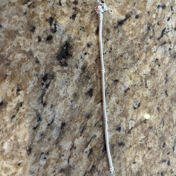 Pandora Daisy Flower - Clasp Snake Chain Bracelet - Picture 2 of 8